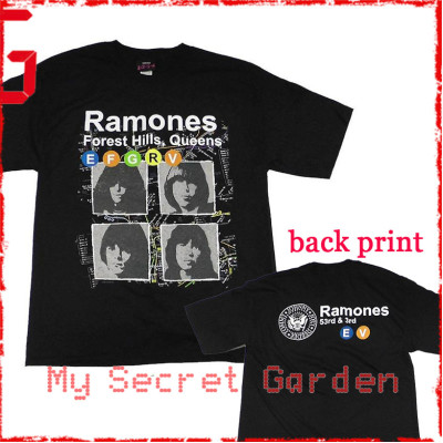 Ramones - Forest Hills Official T Shirt ( Men M ) ***READY TO SHIP from Hong Kong***